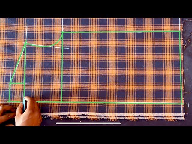 Men's shirt perfect cutting easy method | best shirt cutting method