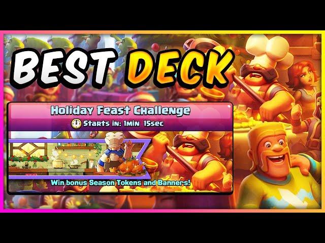 HOLIDAY FEAST CHALLENGE in CLASH ROYALE!