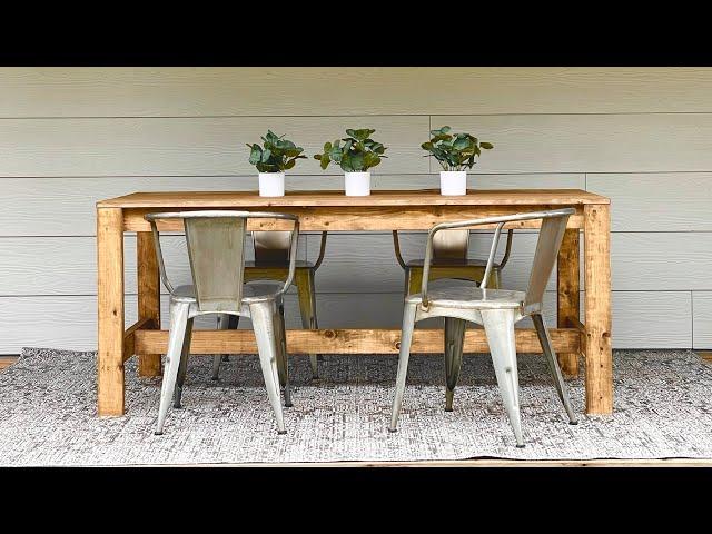 Simplest Farm Table with FREE PLANS