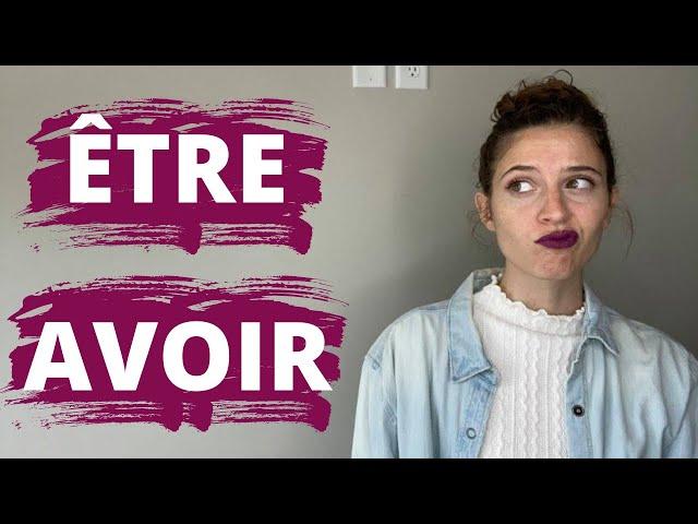 IRREGULAR FRENCH VERBS IN PRESENT TENSE // How to Conjugate Être Avoir in Present Tense