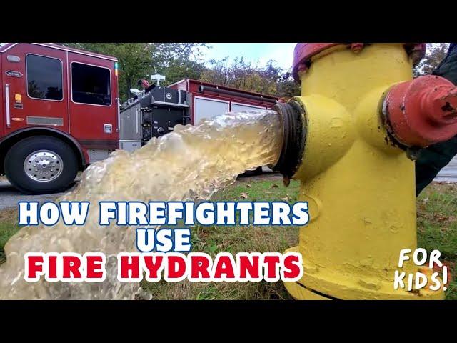 Watch Firefighters Train on a Fire Engine & Set Up a Fire Hydrant for Kids! Station 8