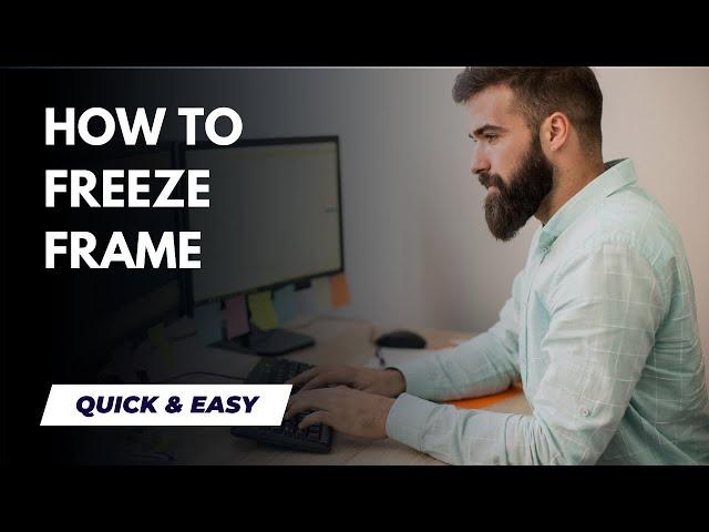 Capcut PC Tutorial - How to Freeze Frame