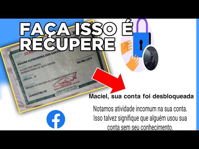 COMO DESBLOQUEAR CONTA BLOQUEADA DO FACEBOOK 2023