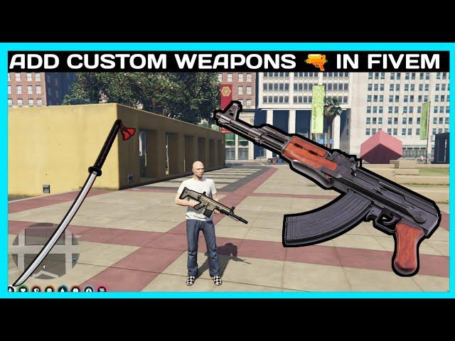 HOW TO ADD CUSTOM WEAPONS   *FREE* | FiveM Roleplay Scripts | FiveM Tutorial 2023 | MJ DEVELOPMENT