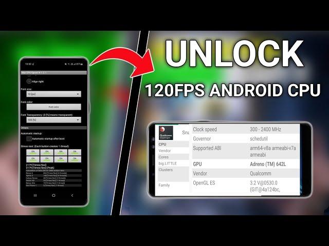 Unlock 120fps Android + CPU No-Root 100% Working | Max FPS Fix Lag - No Root