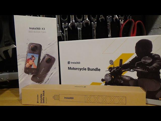 Unboxing my Insta360 X3 Vlogging kit