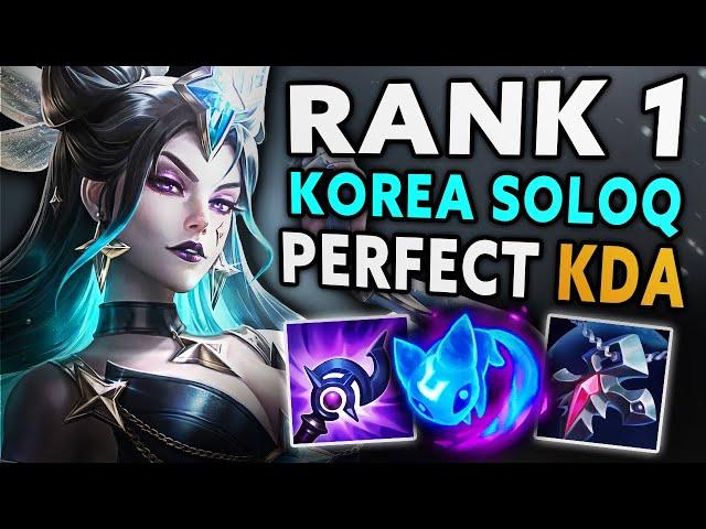 This Syndra is RANK 1 in Korea and has a 74% WR