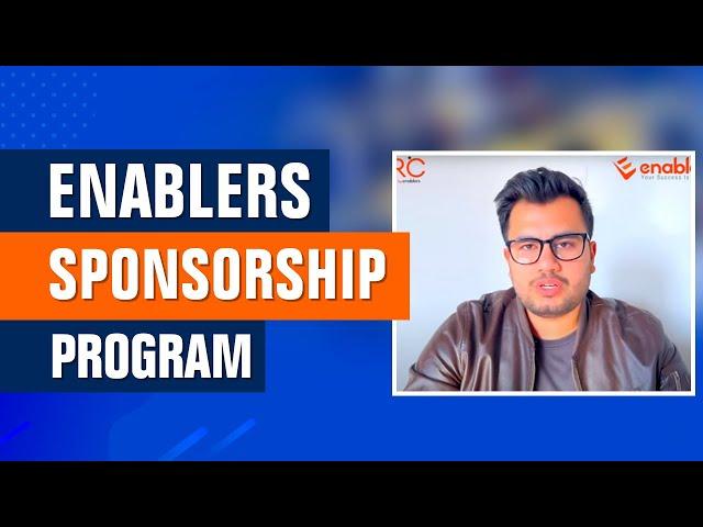 Enablers Sponsorship Program on Amazon FBA Mastery Freelancing Program - A great news for everyone