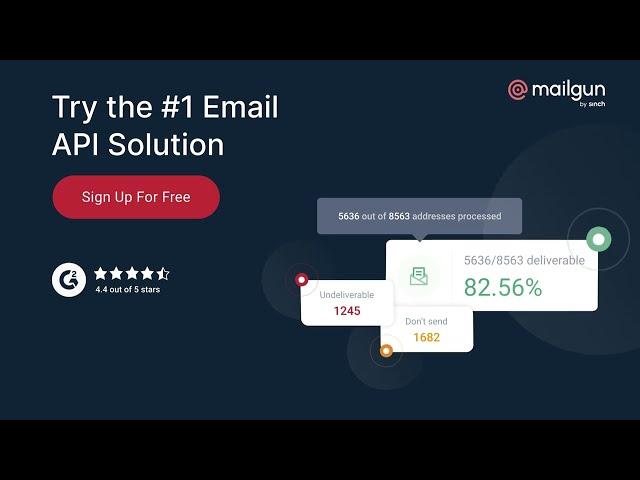 Mailgun Email API - Built for Developers by Developers