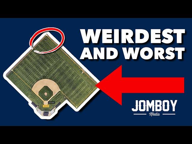 Critiquing the WEIRDEST and WORST Baseball Fields - feat. Jomboy Media