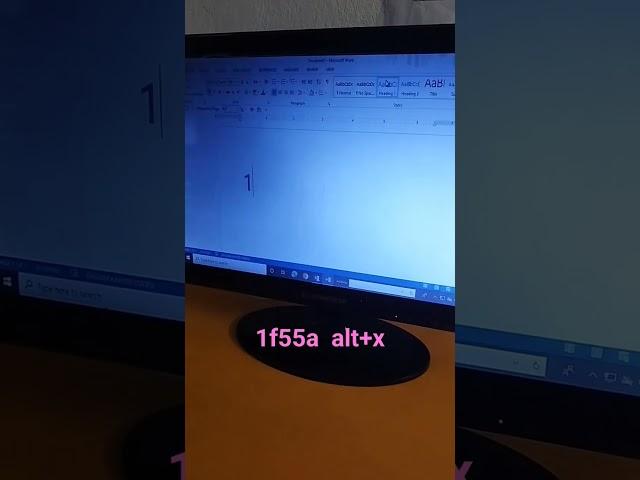 How to Make Clock ⏰ Symbol in Ms Word? #winword #msword #mswordshortcutkeys #viralvideo #viral