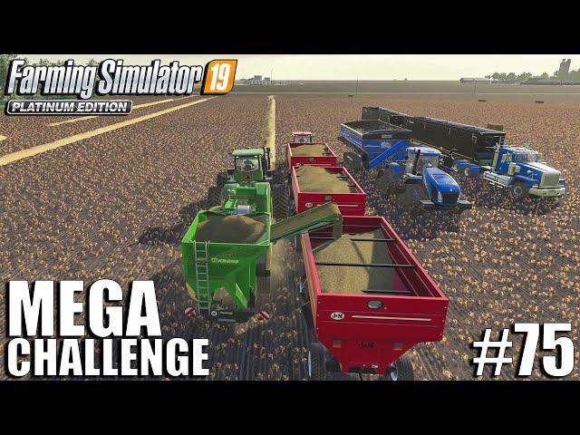 Making Hay Pellets | MEGA Equipment Challenge 2.0 | Farming Simulator 19 | #75