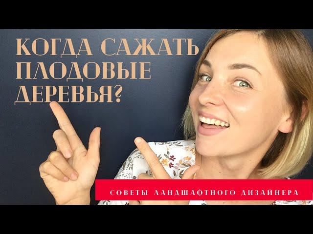 Когда сажать плодовые деревья – весной или осенью?