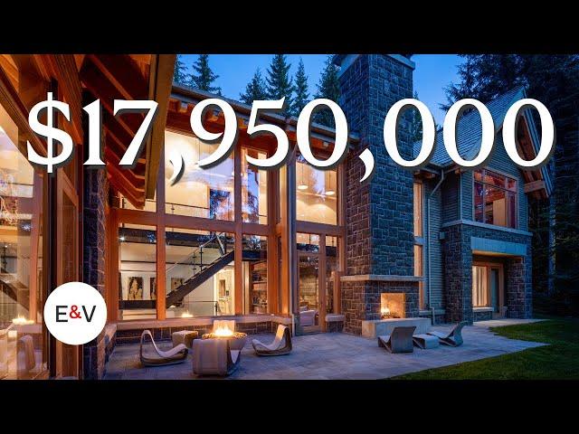 Inside this $17,950,000 Whistler LUXURY Chalet  | EV Exclusive