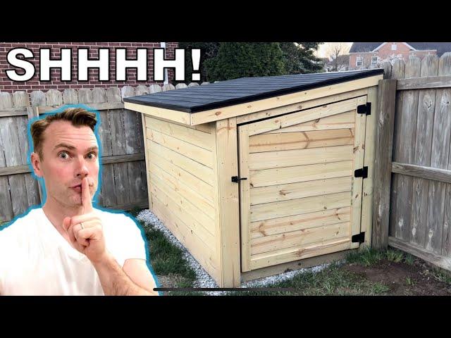 Building a SECRET shed start to finish…don’t tell my HOA.