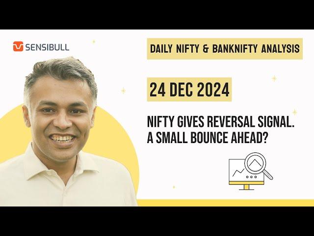 NIFTY & BANK NIFTY Analysis for Tomorrow | Stock Market Outlook | 24 December 2024, Tuesday