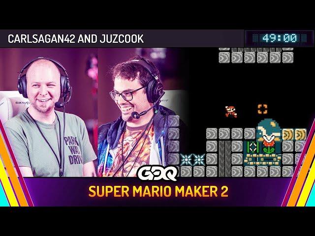 Mario Maker Troll Race Live with Juzcook at SGDQ2024!