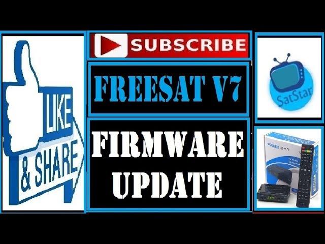 Freesat V7 HD firmware Update in 3 steps || Freesat V7 HD Firmware Update || by Satstar