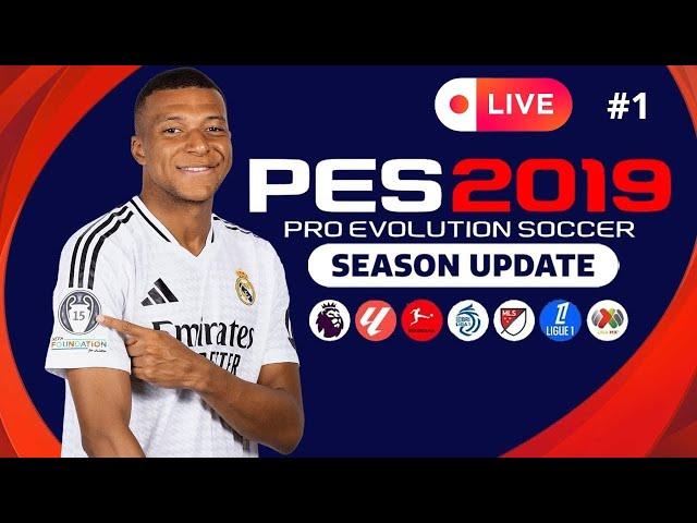 MASTER LIGA O INÍCIO NO EFOOTBOL PES 2019 PATCH 2025 #VERSÃO2025  DE PC️