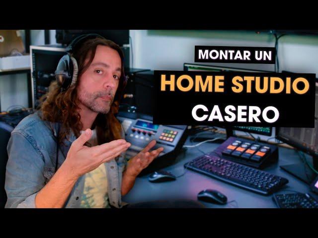 Cómo montar un HOME STUDIO CASERO  (Grabar en casa - Equipamiento)