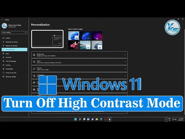  How To Turn Off High Contrast Mode On Windows 11