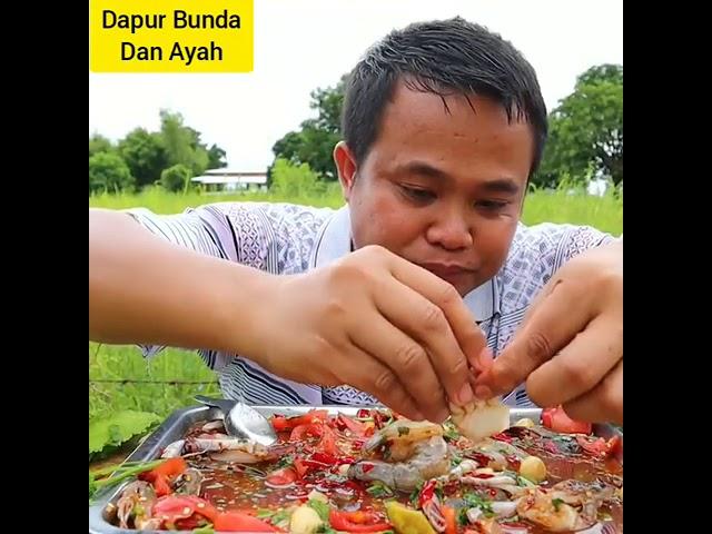 Breakfast Babang Tampan Lahap Bet Dengan Somtam Kepiting Dan Udang Pedas Lalap Kecipir Sama Slada