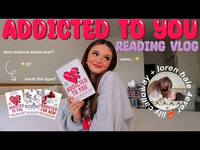 addicted to you READING VLOG ️‍🩹 *spoiler free*