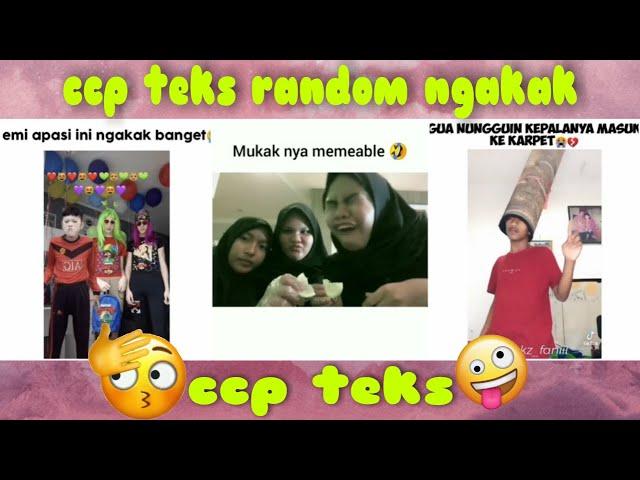 Kumpulanccp teks random ngakak || part 24|| #ngakak #menghibur #lucu