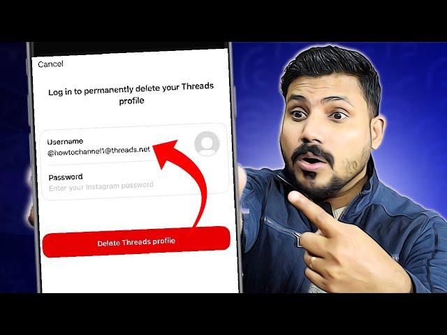 How to Delete Threads Account Permanently Without Deleting Instagram | Threads id Delete kaise Kare