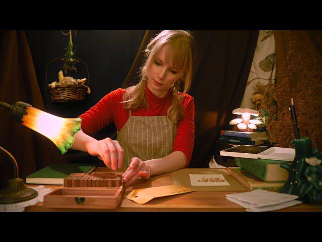 Seed Collector  ASMR Sorting & Documenting Seeds (Quiet Whispering, Page Turning, Writing)