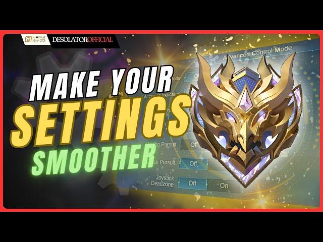 CORRECT all your SETTINGS in Mobile Legends | All UPDATED Settings EXPLAINED