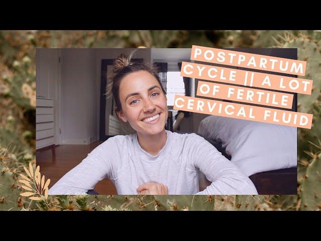 My Postpartum Cycle || A Lot of Fertile Cervical Fluid