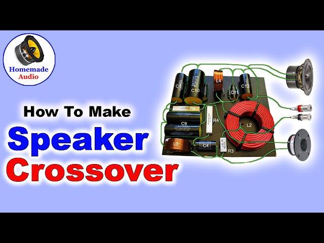 How To Make Speaker crossover || Capacitor, Resistor, Coil, Lpad Fonction