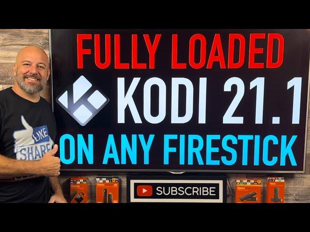 FULLY LOADED KODI 21 on any Amazon FireStick for 2024