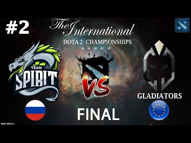 МОЩНЫЙ РЭМПЕЙДЖ В ФИНАЛЕ! | Spirit vs Gladiators #2 (BO5) GRAND FINAL | The International 2023