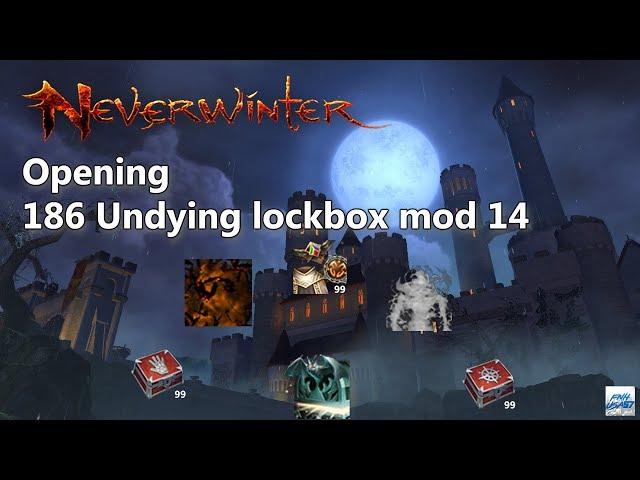 Neverwinter: Opening 186 Undying lockbox RavenLoft mod 14