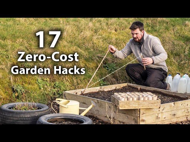 17 Brilliant FREE Vegetable Gardening Hacks | More Food for Less Effort