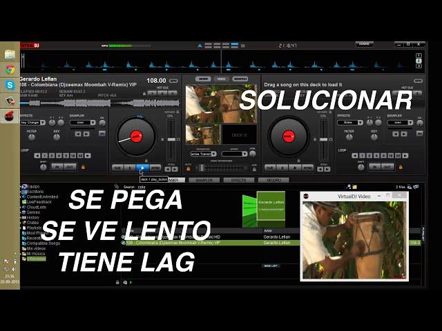 Solucionar Problema de Lag en Reproducción de Videos en Virtual DJ 7 (Tutorial en Español)