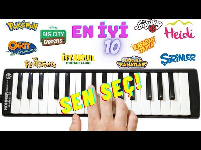 En İyi 10 Çizgi Fİlm Müziği - 2. SERİ (EN İYİSİNİ SEÇ) || Melodika Günlüğü