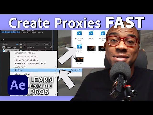 How to Use Proxies in Adobe After Effects | Learn From the Pros w/ Josh Olufemii | Adobe Video