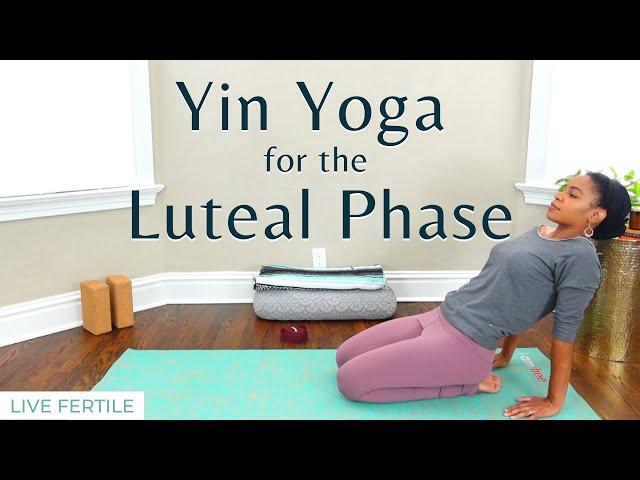 20-Minute Yoga for Fertility | Yin Yoga for the Luteal Phase/ TWW | Yoga for Your Menstrual Cycle