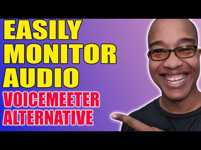 How To Monitor Audio WITHOUT VOICEMEETER BANANA (OBS Studio Tutorial)