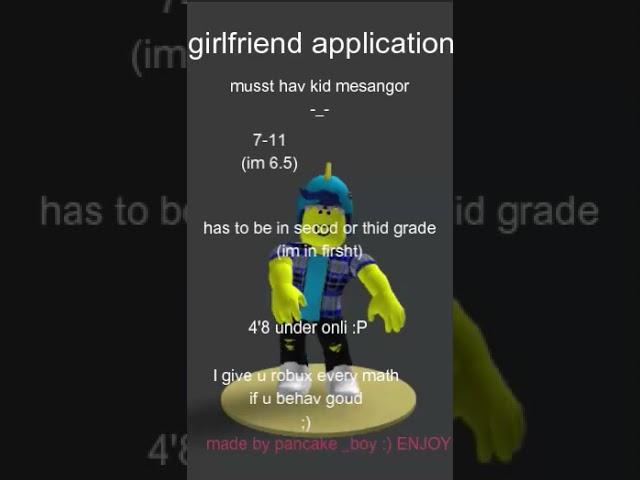 Girlfriend application meme