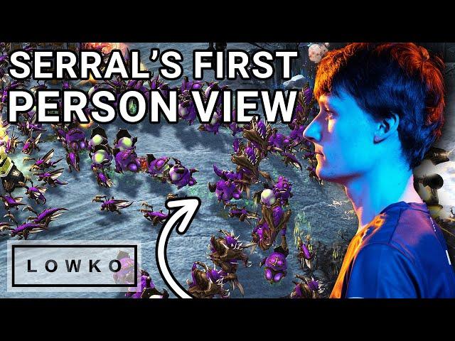 StarCraft 2: SUPER HIGH APM - Serral's First Person Camera vs GuMiho!