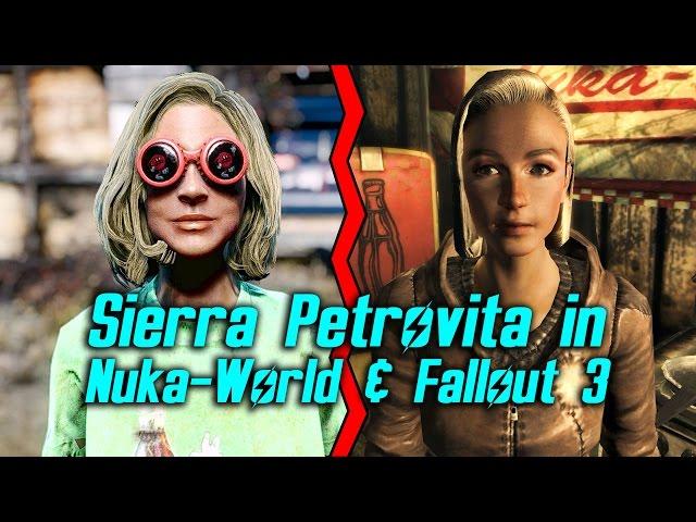 Fallout 4 - Sierra Petrovita in Nuka-World DLC and back in Fallout 3