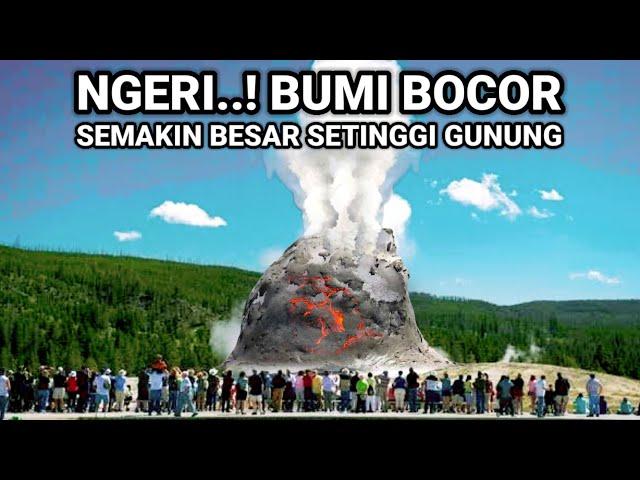 Ngeri..! Bumi Bocor Semakin Besar Setinggi Gunung Terjadi di Jawa Tengah