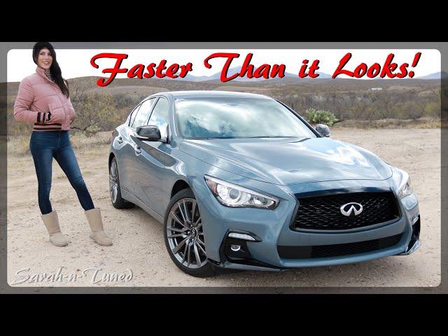 TOTAL SLEEPER! The 4 Door Baby GTR // 2021 Infiniti Q50 Red Sport Review