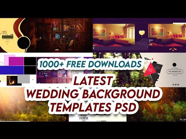 Wedding Album Background Psd | Wedding Album Templates | Free Downloads