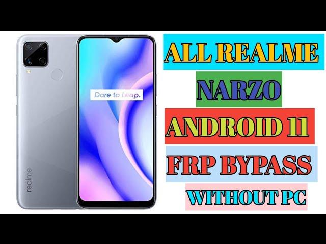 Realme C15 (RMX2195) FRP Bypass Android 11 | Realme C15 Google Account Remove Android 11 New Method