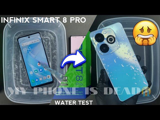 Infinix Smart 8 Pro Water Test | is It Actually Waterproof Or Not??